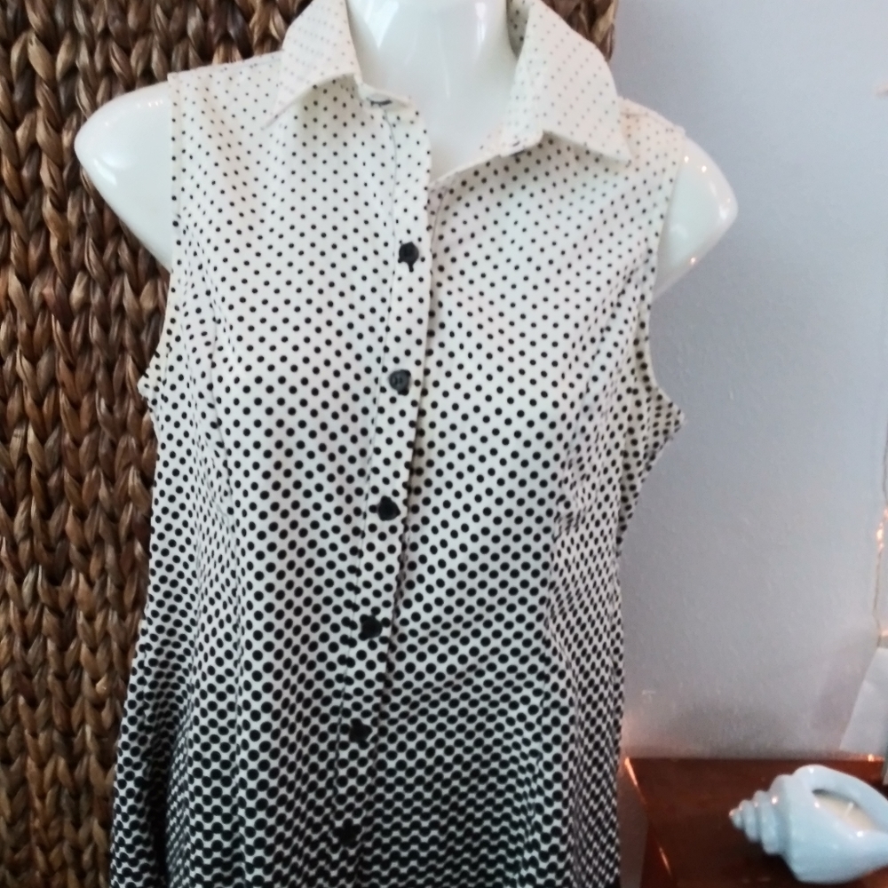 Polka Dot ombre tunic S/M